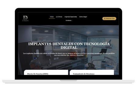 Sitio web de El Director Clínica Dental